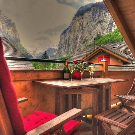 Luxury Penthouse Apartment Lauterbrunnen Exteriör bild