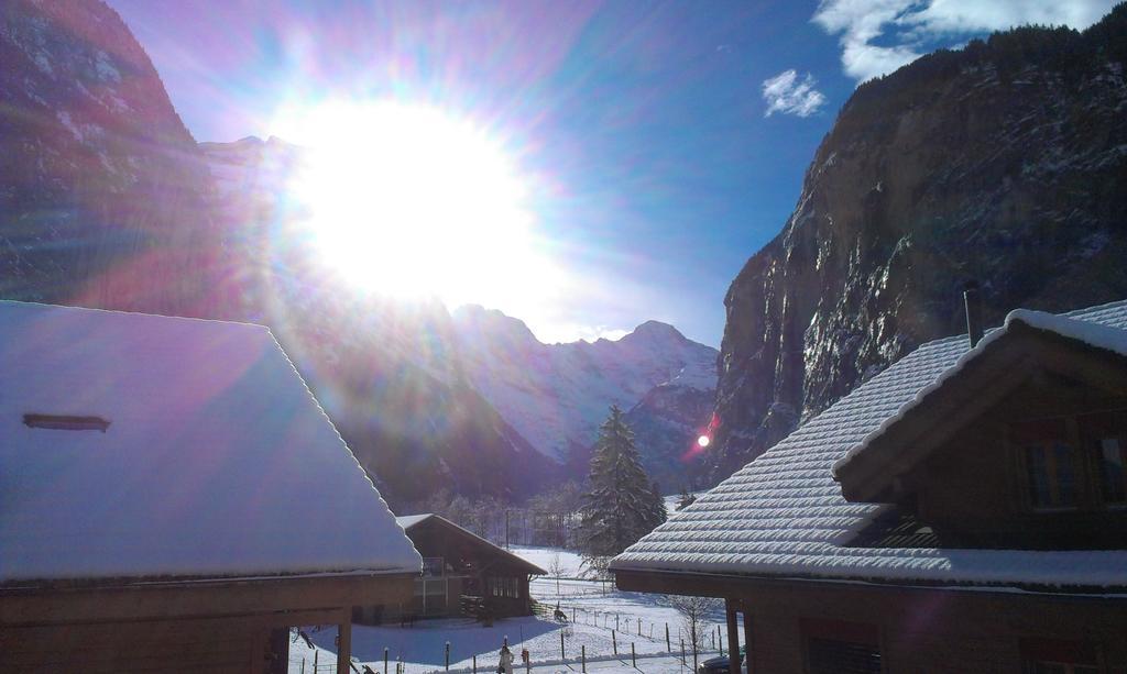 Luxury Penthouse Apartment Lauterbrunnen Exteriör bild