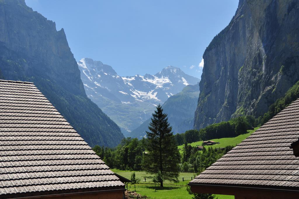 Luxury Penthouse Apartment Lauterbrunnen Exteriör bild